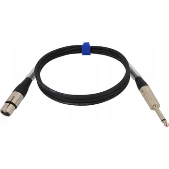 Audio kabel Mikrofonní kabel Electric Sound XLR samec - 6,3 mm jack 3 m