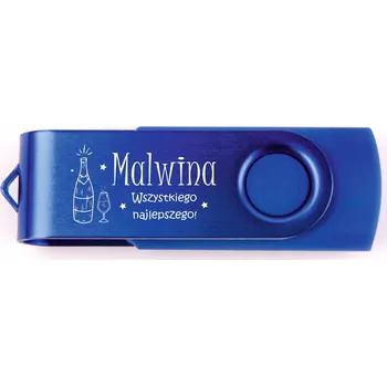 USB flash disk Flash disk MemoRabbit otočný 16 GB USB 2.0 gravírování NAROZENINY 16 GB USB 2.0 vícebarevný