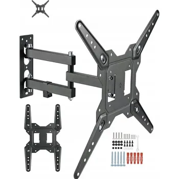 Televizní držák OTOČNÝ DRŽÁK NA TELEVIZI 28 PALCŮ TOSHIBA HÁK VĚŠÁK UPEVNĚNÍ RAMENO