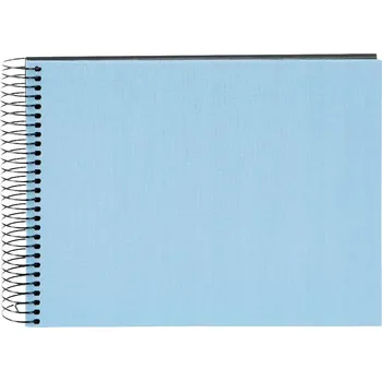 Fotoalbum Fotoalbum na spirále, 40 černých stran, Bella Vista modrá