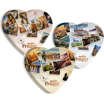 Bonboniéra Carla Pralinky Praha srdce 100g