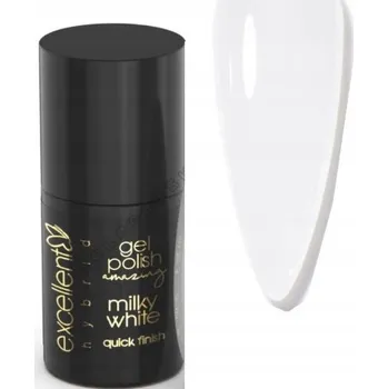Lak na nehty EXCELLENT Top Milky No Wipe 5g - mléčný