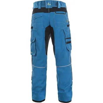 montérky Kalhoty CXS STRETCH, 170-176cm, pánská, středně modrá-černá, vel. 52