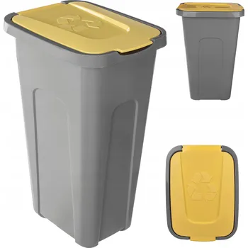 Odpadkový koš ODPADKOVÝ KOŠ NÁDOBA NA TŘÍDĚNÝ ODPAD 30L KYBLÍK POPELNICE S VÍKEM