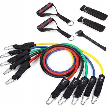 INTEY SADA 5 POSILOVACÍCH GUM NA CVIČENÍ NY-CT61 ODPOR OD 4,5 DO 22,6 KG