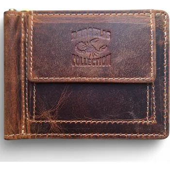 Peněženka Fansport Dolarovka Scorpio Hnědá