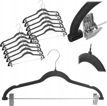 Věšák Šatní ramínko z nerezová ocel Kadax, odstíny šedé