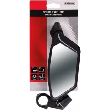 Zrcátko pro motocykl Zrcátko na kolo levé Simson Excellent černé
