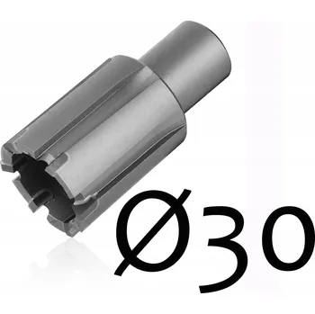 Vrták TREPANAČNÍ FRÉZA FI 30x30 MM TCT PRO KOLEJNICE VRTÁK DO KOVU OCELI HARDOX