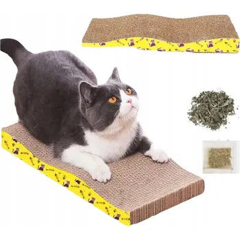 Škrabadlo Pro Kočky Pelíšek Kartonové Škrabadlo 45cm - Pohodlné a Odolné