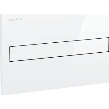 Laufen LIS Splachovací tlačítko, Dual Flush Barva: 000 - Bílá