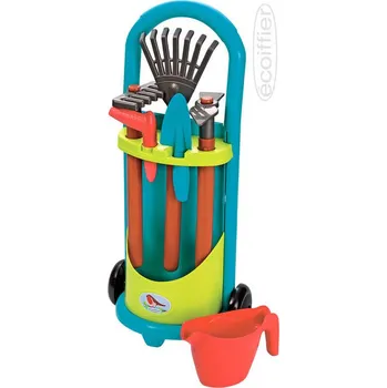 Hračka na písek ECOIFFIER Baby vozík zahradní herní set s pracovním nářadím a konvičkou | 406886