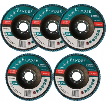 Brusný kotouč Lamelový brusný kotouč zirkon P100 125mm 5 ks