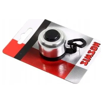 Zvonek na kolo Cyklistický zvonek Simson Compact stříbrný