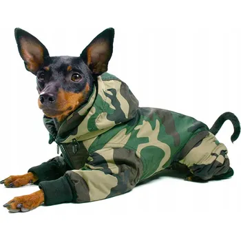 Obleček pro psa Zimní kombinéza pro psa Teplá bunda s kapucí SNOWOV XS