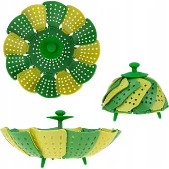 Parní hrnec SÍTKO VLOŽKA PRO VAŘENÍ V PÁŘE SKLÁDACÍ KOŠÍK