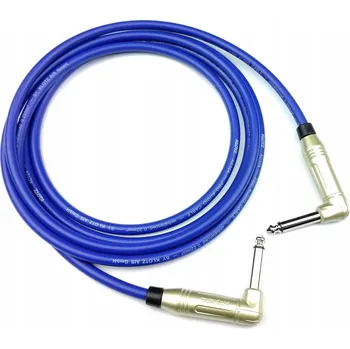 Audio kabel Kytarový kabel KLOTZ 2 x Jack zahnutý modrý 3 m