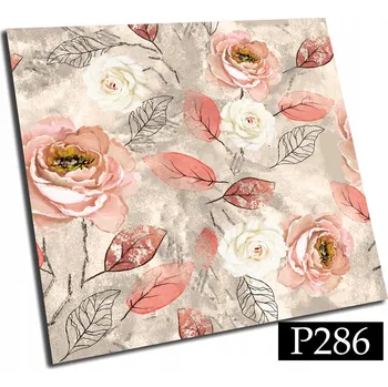 vinylová podlaha Samolepicí PVC dlaždice 30 cm Květiny Umění PVC OBKLADY