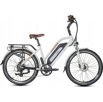 Elektrokolo Elektrokolo (do 250 W) Jobobike Commuter, rám 18 palců, hliníkový, kolo 26", bílé, 250 W