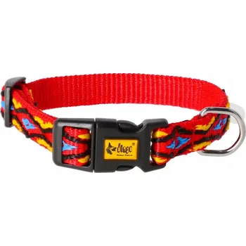 Obojek pro psa Dingo Nastavitelný obojek Winnetou M červený