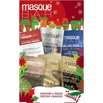 Kosmetická sada masqueBAR - Gift Set 6pk Látkové masky unisex