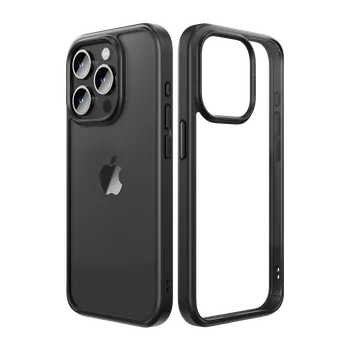 Pouzdro na mobilní telefon Zadní kryt Rock Guard Series pro iPhone 16 Plus clear-black