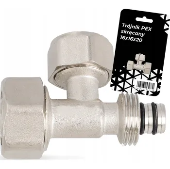 rozdělovač topení T-rozdělovač PEX ALUPEX Šroubovací pro Topení 16x16x20
