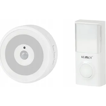 Domovní zvonek Bezdrátový zvonek Kemot s dosahem 150 m a hlasitostí 80 dB