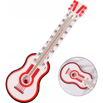 Domácí teploměr Teploměr Karwil Kytara bílý