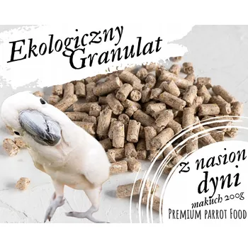 Pro ptáka Prémiové krmivo pro papoušky - Granule s dýní - pro všechny papoušky 150g