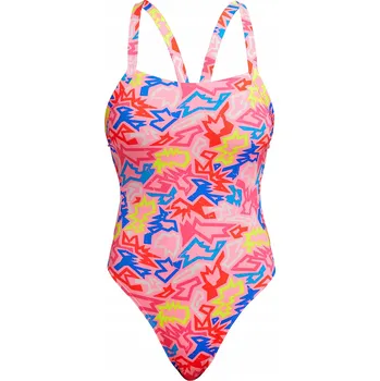 Dámské plavky Jednodílné plavky Funkita M růžové