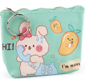 Peněženka Dívčí peněženka / klíčenka 8,5x10 cm, malé, 6 mint