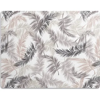 Miska pro psa Podložka pod misku pro psy a kočky s motivem palmových listů 45x35 cm