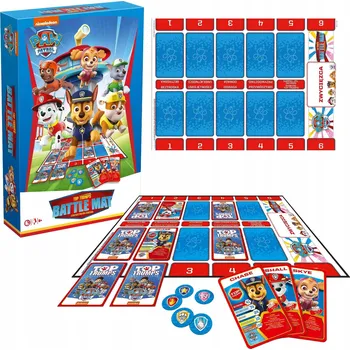 Desková hra Desková hra Top Trumps: Tlapková patrola - Bojová podložka - Strategická karetní hra Winning Moves