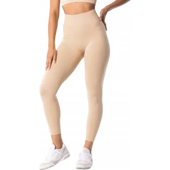 Dámské legíny Dámské sportovní legíny Simply Seamless Carpatree S béžové