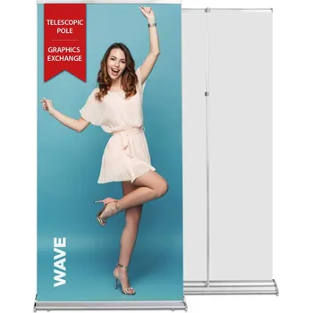 Kancelářský nábytek MH Technic s.r.o. Roll Up Wave 100x200 cm - mechanika bez tisku