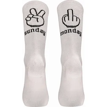 Dámské ponožky Cyklistické Ponožky NORTHWAVE Sunday Monday - Bílé - Velikost L