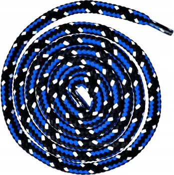 Tkaničky do bot ČERNÉ + MODRÉ Tkaničky do Bot Outdoor Adidas Tkaničky 140 cm