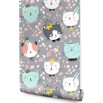 Fototapeta Tapeta pro děti - Barevné koťátka /230191813