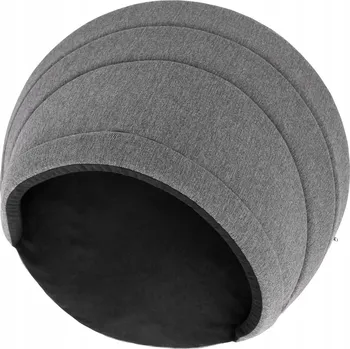 Pelíšek pro psa PillowPrim bouda pro psa šedá 90 cm x 90 cm