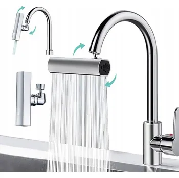 Vodovodní baterie Perlátor s vnějším závitem Domidekor M22x1 stříbrný