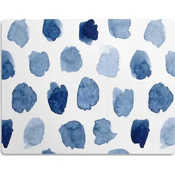 Miska pro psa Pro psa kočku podložka pod misku Inkoust puntíky 60x40