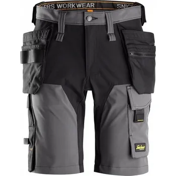 Pánské kraťasy Krátké kraťasy Snickers Snickers 6175 AllroundWork Šedé, Velikost 54