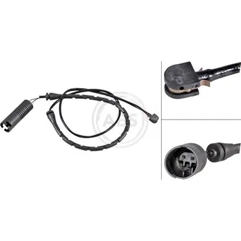 Brzdová destička Výstražný kontakt, opotřebení obložení A.B.S. 39529