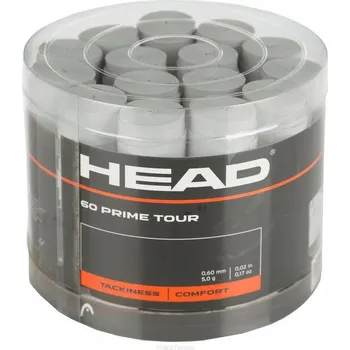 Tenisová omotávka vrchní Head Prime Tour po kusech šedá