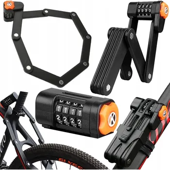 Zámek na kolo Skládací zámek na kolo PCycling MTB – zabezpečení proti krádeži