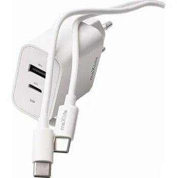 Rychlá nabíječka 30W kostka 2 vstupy s kabelem USB-C pro Oppo Reno 12FS 5G