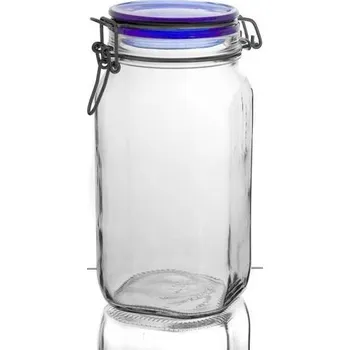 Dóza na potraviny Dóza skleněná FIDO Blue 1,5 l