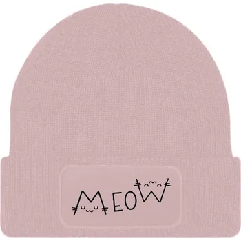 Čepice Čepice s potiskem Meow černá