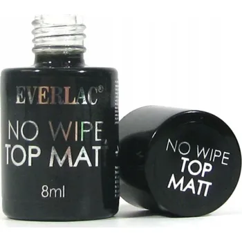 Přípravek na nehty TOP NO WIPE MAT povrchový lak pro hybridní manikúru - matný